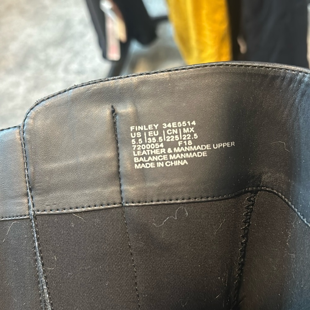 Calvin Klein black boots size 5.5